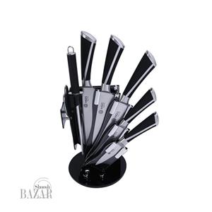 سرویس چاقو 9 پارچه مشکی ام جی اس مدل KS9025B