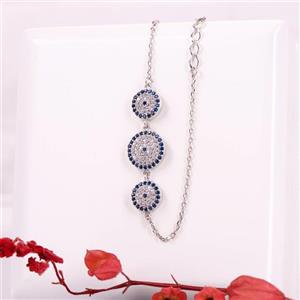 دستبند نقره زنانه کد 4711 
