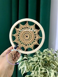 دیوارکوب ماندالا قلاب بافی