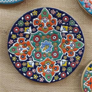 بشقاب سفال 20سانت