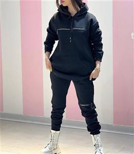 هودی شلوار زیپ دار