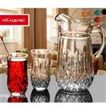 پارچ و لیوان 6 عددی لیونا کادویی محصول برند نوری تازه با کیفیت بالا ساخت ایران