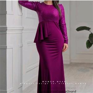 ماکسی مجلسی شهرزاد آستین آستر دار