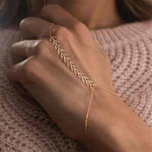 دستبند تمیمه استیل گندمی کد 551