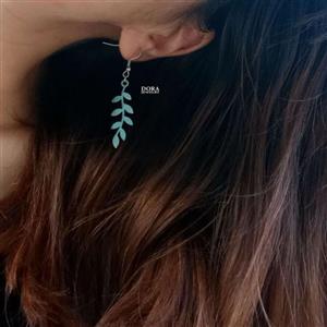 گوشواره استیل طرح برگ