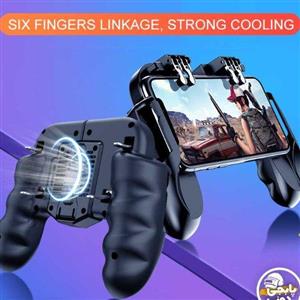 دسته بازی کالاف دیوتی و پابجی 6 انگشتی فن دار  اورجینال\n\n