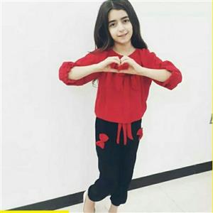 شومیز شلوار دخترانه و بچگانه مدل ابرو بادی مناسب مهمانی