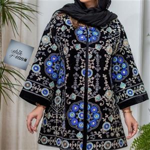 مانتو مزون دوز، مخمل سوزندوزی شده