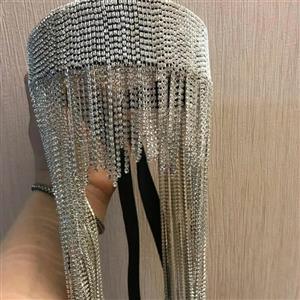 تل.ریسه مصری.تمام سنگ.نگین.نقره ای.280گرم.جلو 7سانت