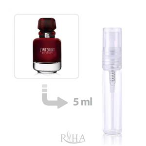 له اینتردیت رژ ادو پرفیوم زنانه جیونچی حجم 5 میل دستریز 