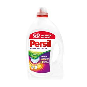 ژل ماشین لباسشویی پرسیل 60 بار مصرف 9 کیلوگرم  persil power jel color