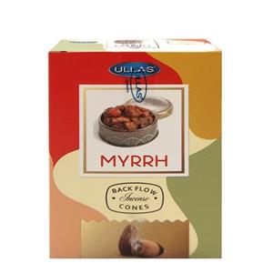 عود آبشاری میرا اولاس 10 عددی myrra backflow incense ullas 