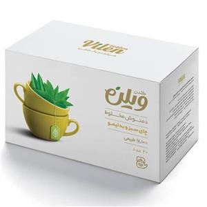 چای سبز  به لیمو