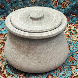 دیگ سنگی 8 نفره شلغمی مدل 4 رنگ سنگ اصل 