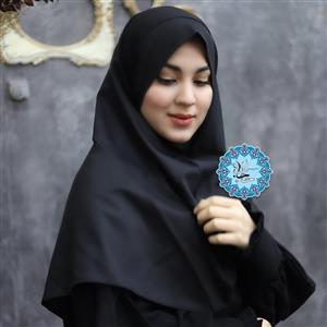 مقنعه راهبه ای بندی(دانشجویی) قد 90 رنگ مشگی و سرمه ای به قیمت تولید