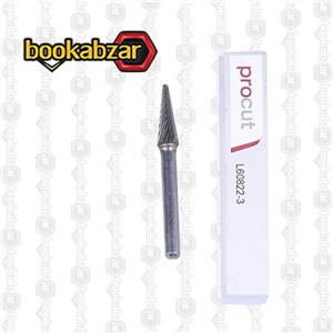 فرز فرم الماسه مخروطی کشیده تک شیار قطر 8 برند Procut