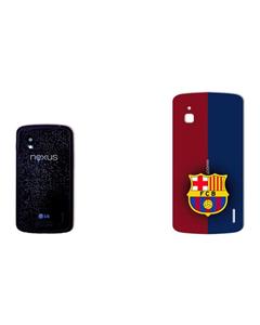 برچسب تزئینی ماهوت مدل BARCELONA Design مناسب برای گوشی Google Nexus 4 MAHOOT Sticker for 