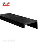 پروفیل دستگیره تاپ ساید مدل الینا 3 متری مشکی 7014