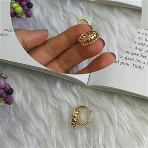 گوشواره حلقه ای قلبی ژوپینگ