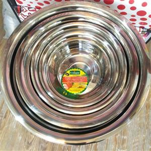 لگن استیل یونیک  4 تیکه سایزهای 38. 32. 26. 22