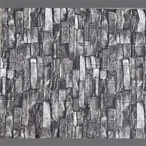 دیوارپوش فومی پشت چسبدار ابعاد 70×77 طرح آنتیک طوسی