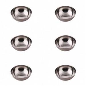 کاسه ترشی خوری استیل مدل SM1 بسته 6 عددی