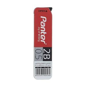 نوک مداد نوکی 0.5 میلی متری پنتر مدل HI-POLYMER LEAD سایز2B