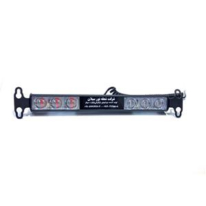 چراغ پلیسی رو داشبوردی فندکی  8 ال ای دی نور آبی و قرمز پرتاب نور عالی قابل نصب روی شیشه جلو و عقب