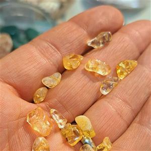 سنگ سیترین طبیعی مهره سنگی مهره سیترین مهره دستبندی سنگ چاکرا سوم سنگ ماه تولد سنگ ساخت دستبند سنگ طلایی