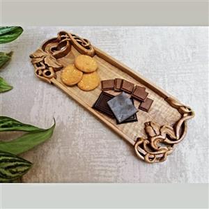 ظر ف سرو منبتی خاص و کاملا دستساز خلق شده از چوب زیبای گردو 