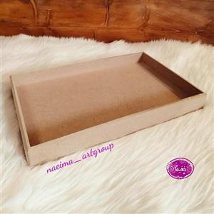 سینی بدون دستگیره 26×40 چوبی ام دی اف خام