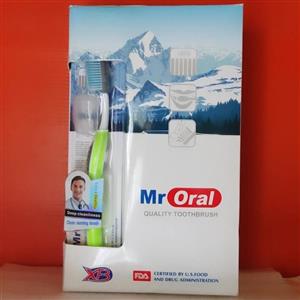 پک 12 عددی مسواک مستر اورال درپوشدار 