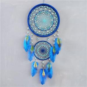 دیوار کوب دریمکچر با تم آبی کاربنی سبزآبی