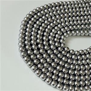 سنگ حدید نقره ای  سایز 8(فروش بصورت ریسه ای)