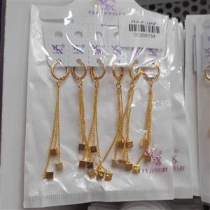 گوشواره آویز دایره