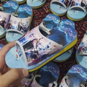 دمپایی دخترانه ابری مدل السا و آنا