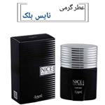 عطر نایس بلک  مردانه حجم15 میل با رایحه گرم  تند  تلخ و کمی شیرین مناسب فصل سرد  پاییز و زمستان