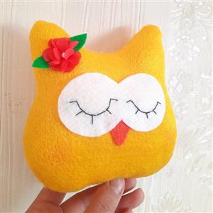 عروسک جغد . اسباب بازی کودکان. کوسن فانتزی . بالشتک . عروسک پارچه ای  نرم