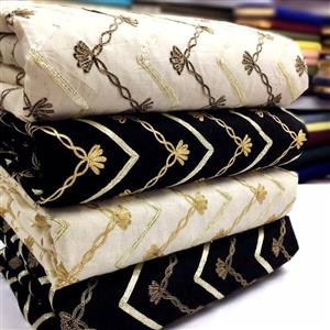 پارچه لینن سوزندوزی