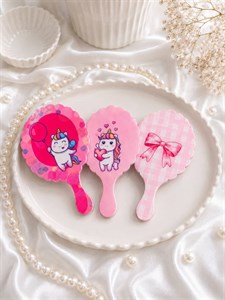 آینه چوبی دسته دار