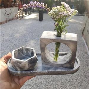 ست گلجای مربع ،سینی بیضی،جاوارمر