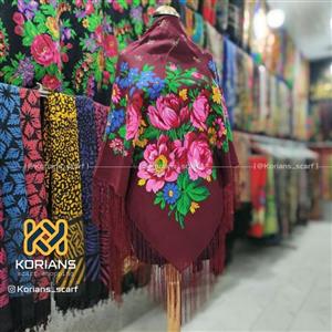 روسری ترکمن ریشه دار (چارقد) قواره کوچک