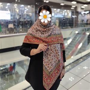 روسری ابریشم توییل دست دوز