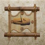 ساعت دیواری بامبوجار مدل ایران باستان کد  2 