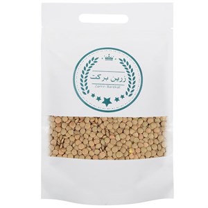 عدس درشت سبز زرین برکت - 500 گرم