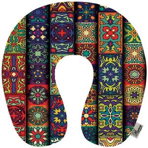 بالش دور گردنی صندلی خودرو مخمل رنس مدل P4-10075