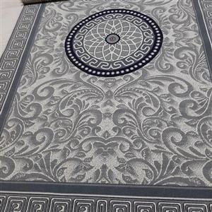 گلیم سیلور رنگ طوسی4متری