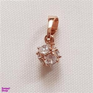 آویز گردنبند زنانه ژوپینگ مدل مکعب نگینی 149