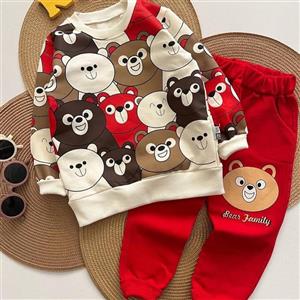 ست بلوز و شلوار بچگانه خرس مهربون