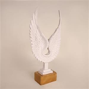 مجسمه بال سیمرغ (پلی استر) سفید